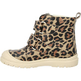 Angulus Beige Leo TEX Boot with Heart Print and Wool Lining