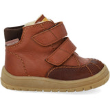 Angulus Cognac/Sun Yellow/Dark Brown Beginner TEX Boot with Contrasting Stitching