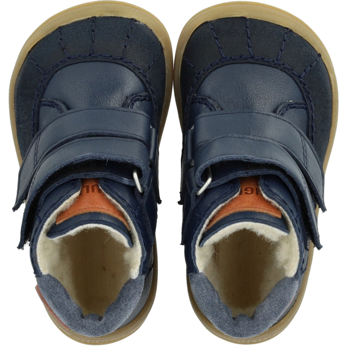 Angulus Navy/Tan/Blue Fog Beginner TEX Boot with Contrast Stitching