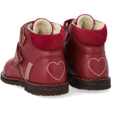 Angulus Berry/Berry Beginner TEX Boot with Heart Embroidery