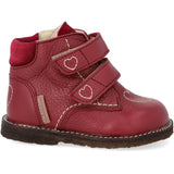 Angulus Berry/Berry Beginner TEX Boot with Heart Embroidery