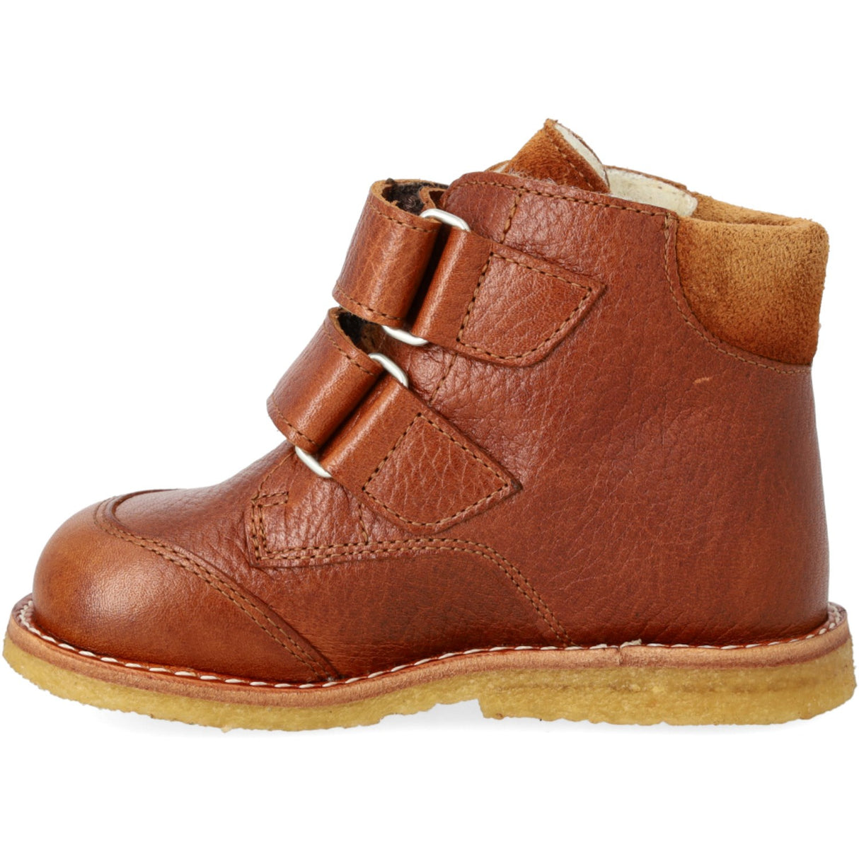 Angulus Cognac/Cognac Beginner TEX Boot with Embroidered Snowman