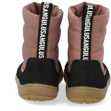 Angulus Black/Dusty Rouge Lightweight and Flexible TEX Winter Boot in Nylon