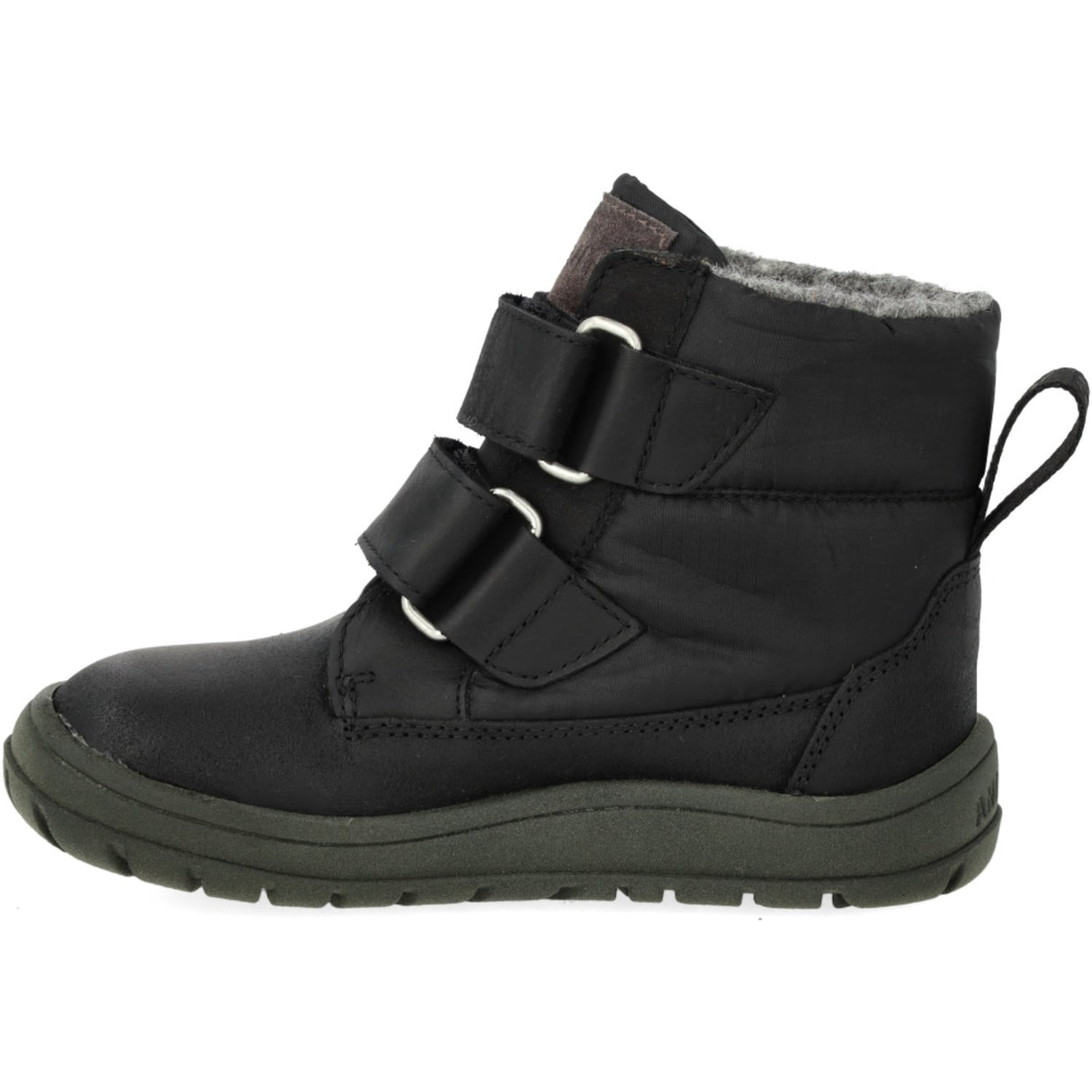 Angulus Black/Dark Grey TEX Boot in Nylon with Durable Leather Details
