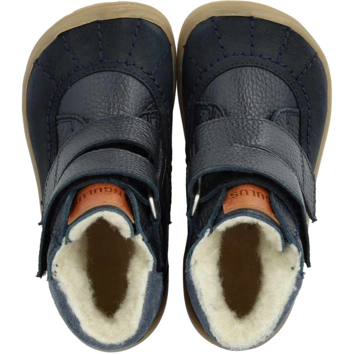 Angulus Navy/Tan/Blue Fog Velcro TEX Boot with Extra Durable Details