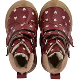 Angulus Berry Hearts/Rosebud Beginner TEX-støvle Med Print And Merino Uldfoer