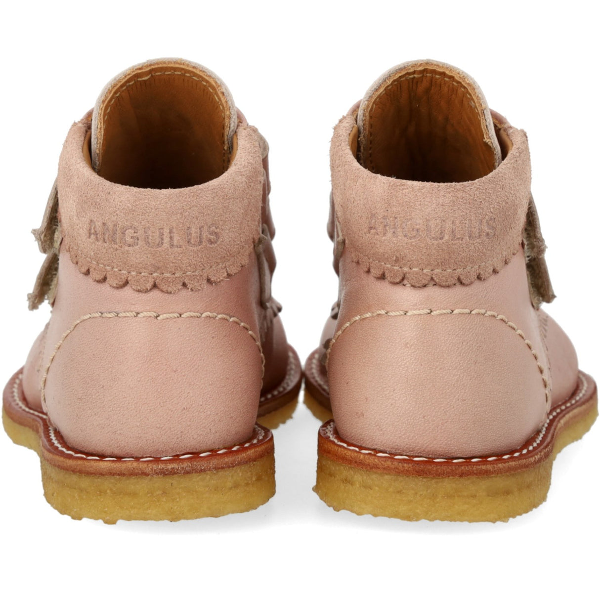 Angulus Rosebud/Berry Beginner shoes Med Udstanset Kontrasthjerte
