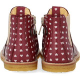 Angulus Berry Hearts/Rose Classic Beginner Chelsea Boot With Print