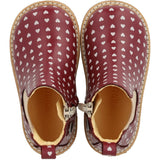 Angulus Berry Hearts/Rose Classic Beginner Chelsea Boot With Print