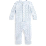 Ralph Lauren Baby Pearl Blue Baby Boy Jumper Set