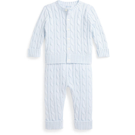 Ralph Lauren Baby Pearl Blue Baby Boy Jumper Set