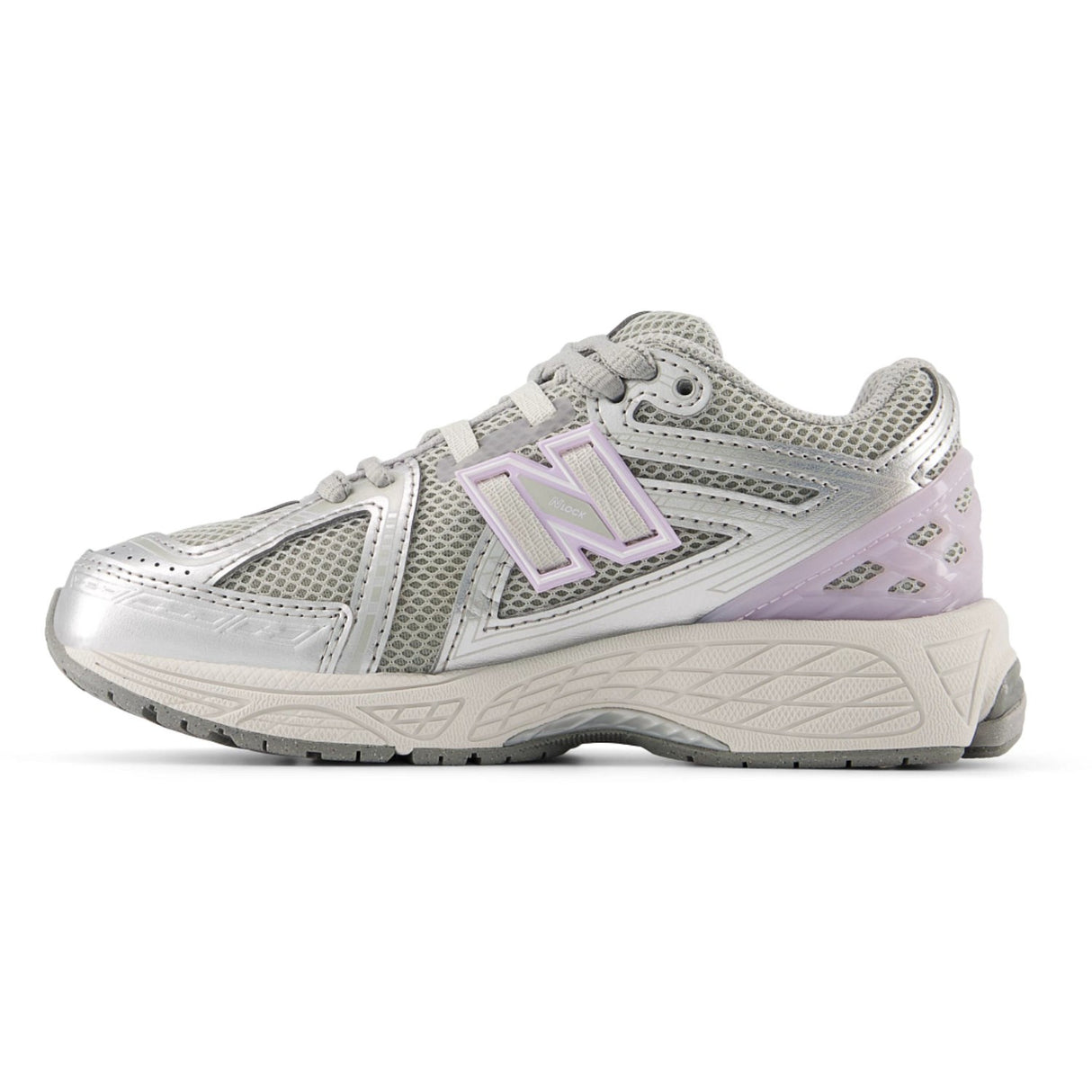 New Balance Silver Metallic 1906 Kids Lace Sneakers