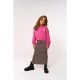 The New Feather Gray AOP TNPet Long Pleat Skirt