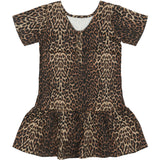 The New Feather Gray AOP TNPanya S_S Denim Dress