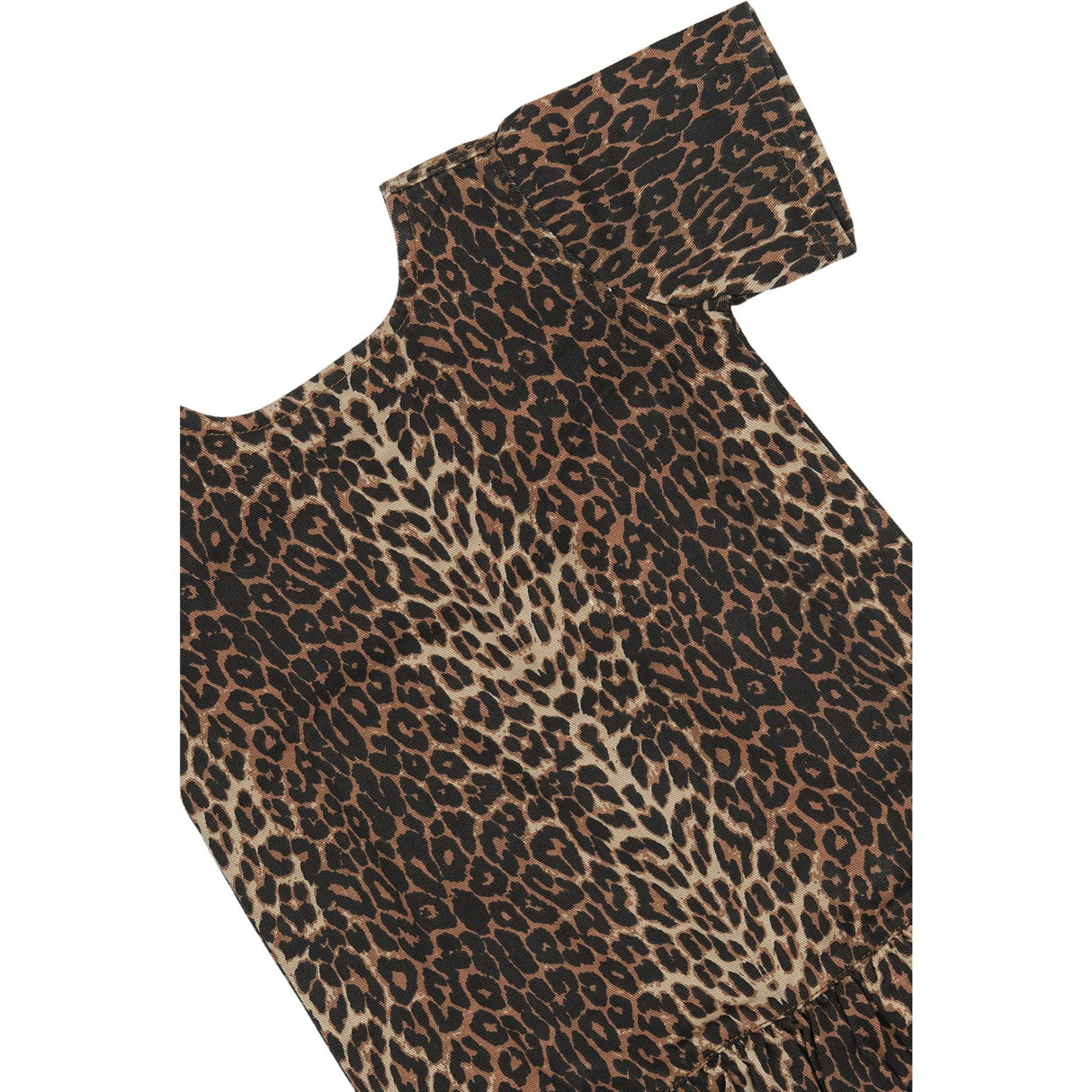 The New Feather Gray AOP TNPanya S_S Denim Dress