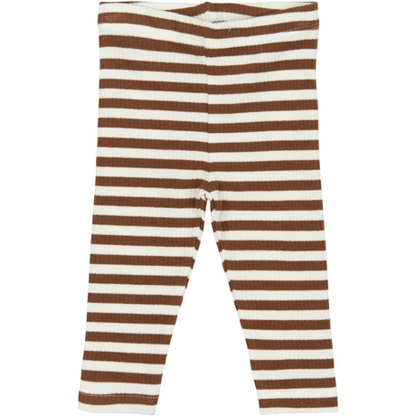 THE NEW Siblings Toffee Striped TNSBFro Rib Leggings