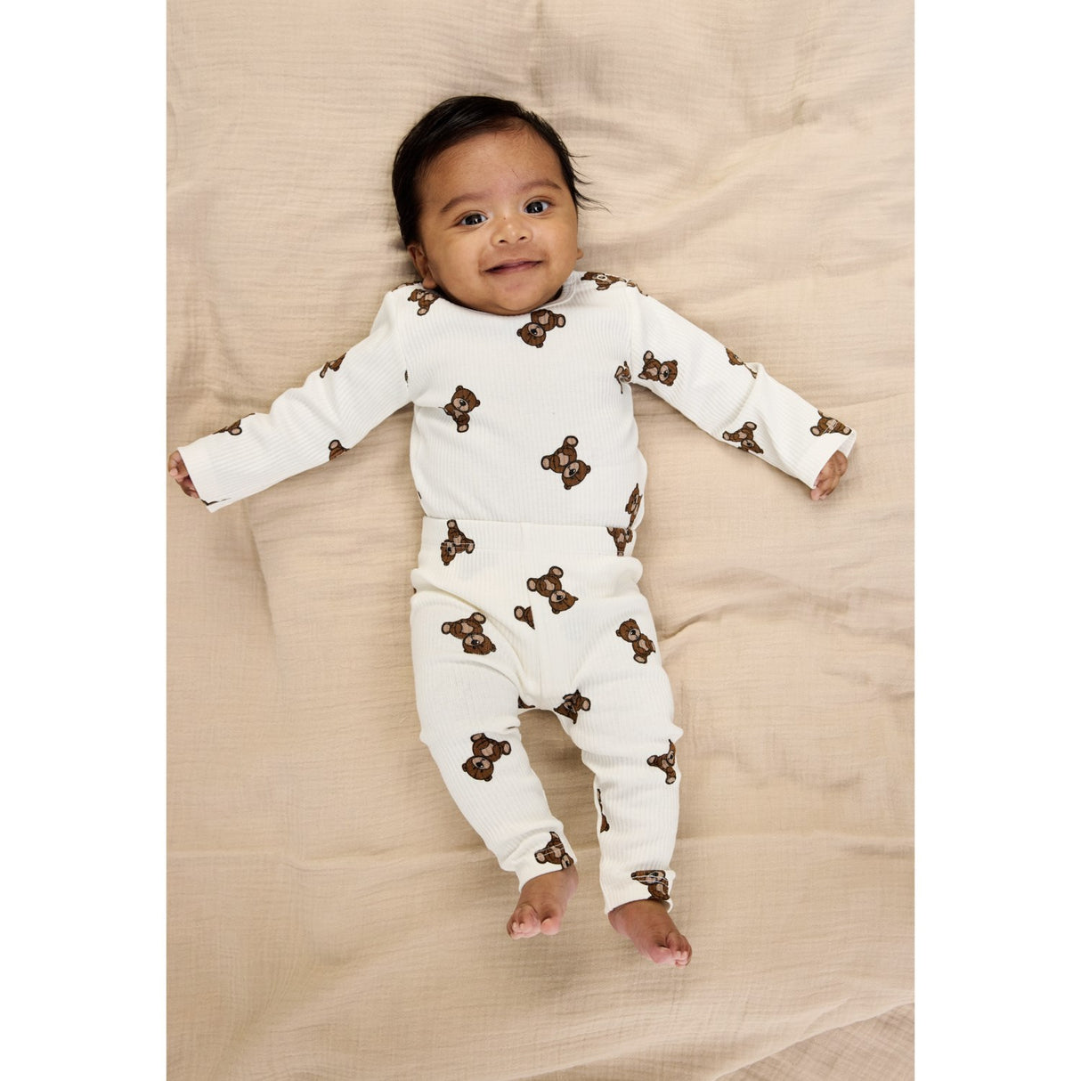 THE NEW Siblings Cloud Dancer AOP TNSBPaulo L_S Rib Body