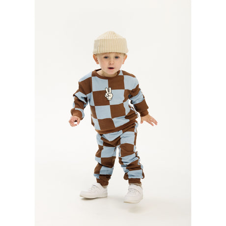 THE NEW Siblings Toffee Check TNSTPaulie OS Sweatshirt