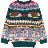 THE NEW Siblings Multi Colour Holiday Jacquard Pullover
