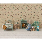 Maileg Folding Chair, Mouse - Green Check