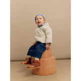 Angulus Cognac/Cognac Beginner TEX Boot with Embroidered Snowman