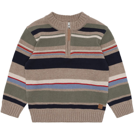 Hust & Claire Biscuit Pelle Knitstripe