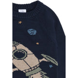 Hust & Claire More Navy Pelle Knit Rocket