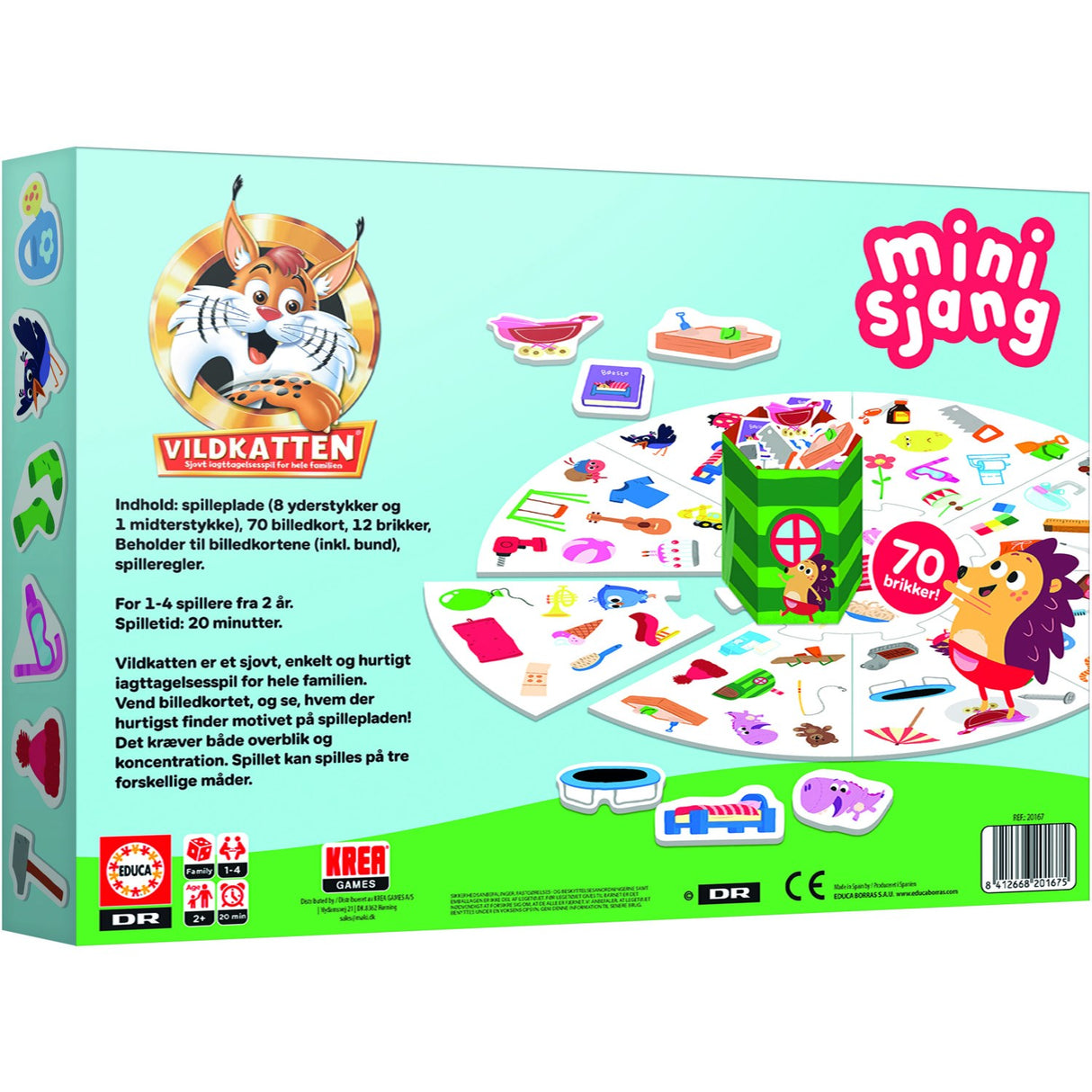 Vildkatten Minisjang Børste