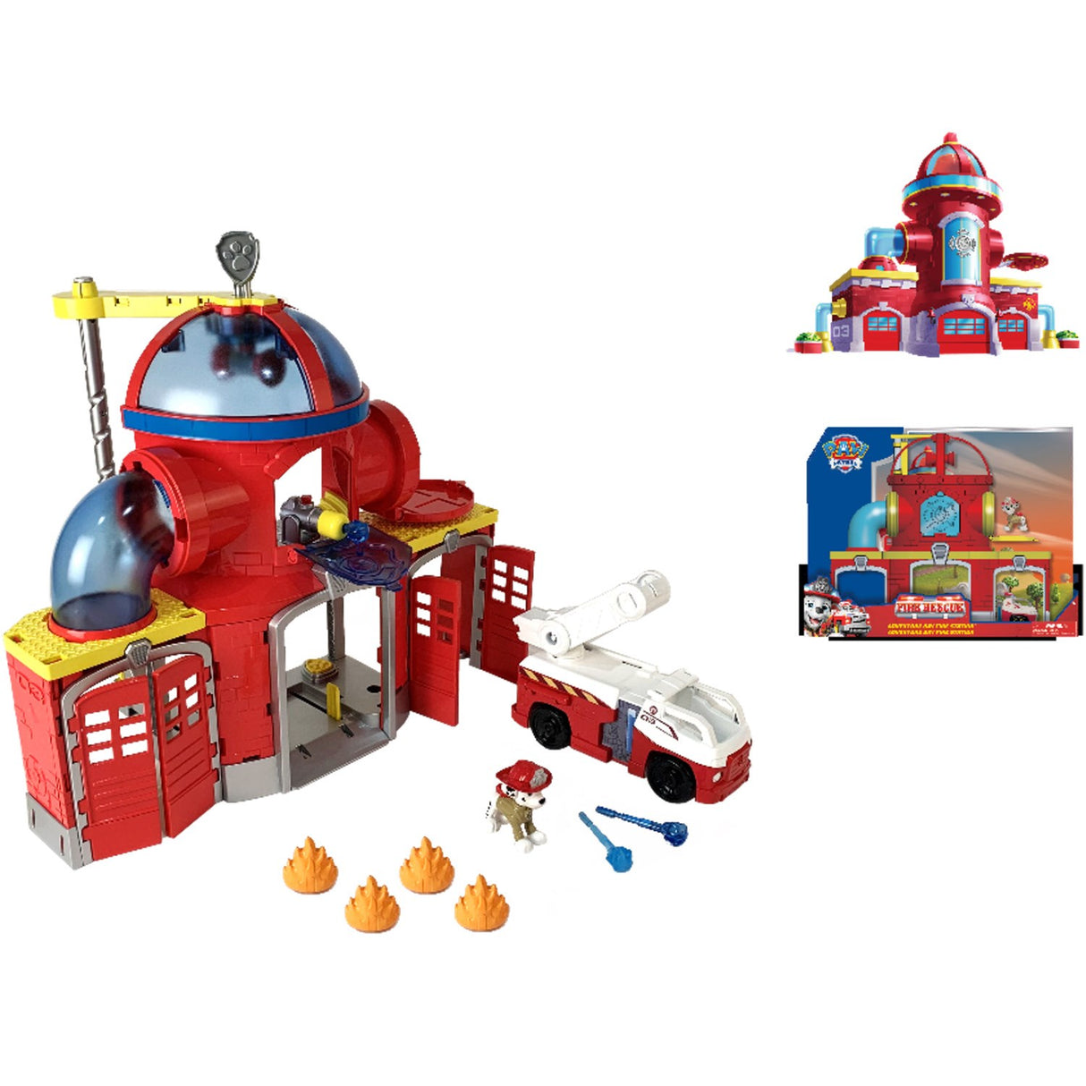 Paw Patrol Brandredning Brandstation Set