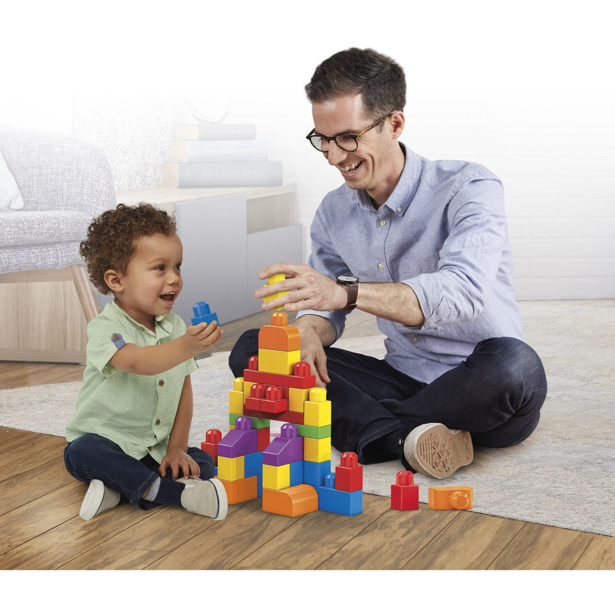 MEGA Bloks Stor First Builders-Pose With Byggeklodser