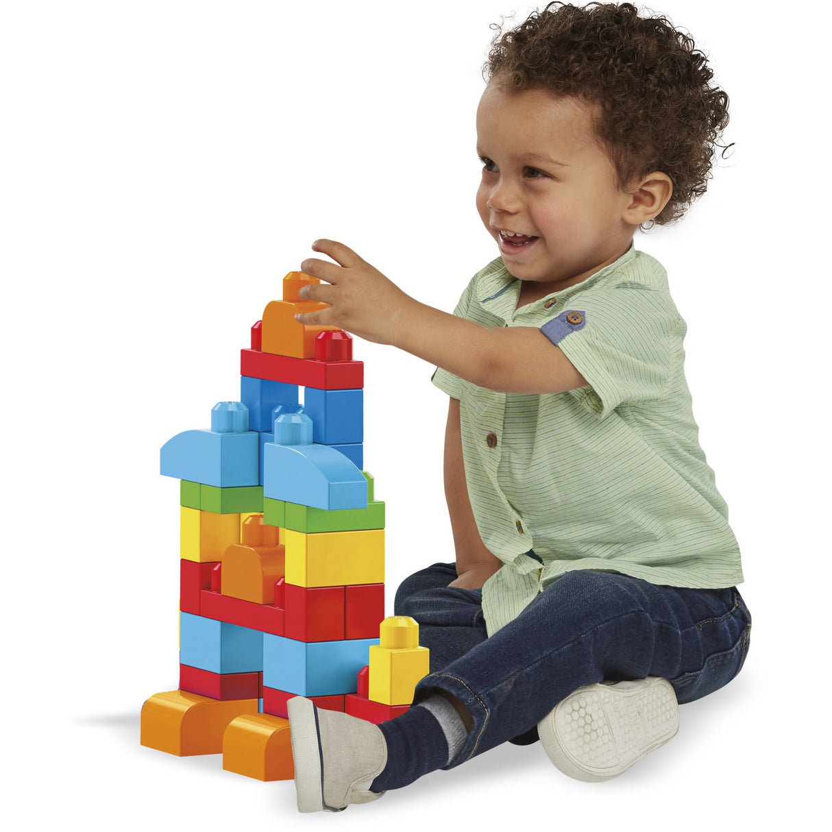 MEGA Bloks Stor First Builders-Pose With Byggeklodser