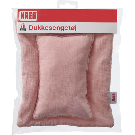 KREA® Dukkesengetøj Rosefarvet