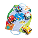 Hape Pull-Back Plush Bilsæt