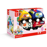 Hape Pull-Back Plush Bilsæt