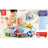 Hape Pull-Back Plush Bilsæt