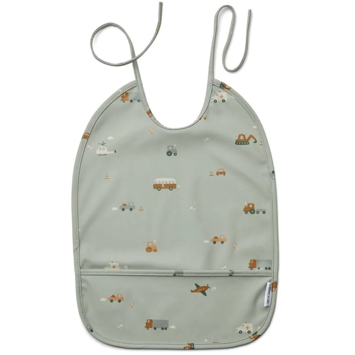 Liewood Lai Bib Vehicles/Dove Blue Mix