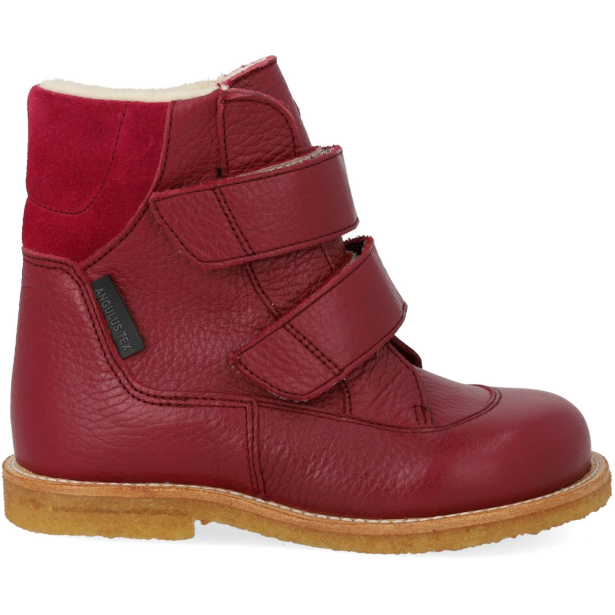 Angulus Berry/Berry TEX Boot with Velcro Closure