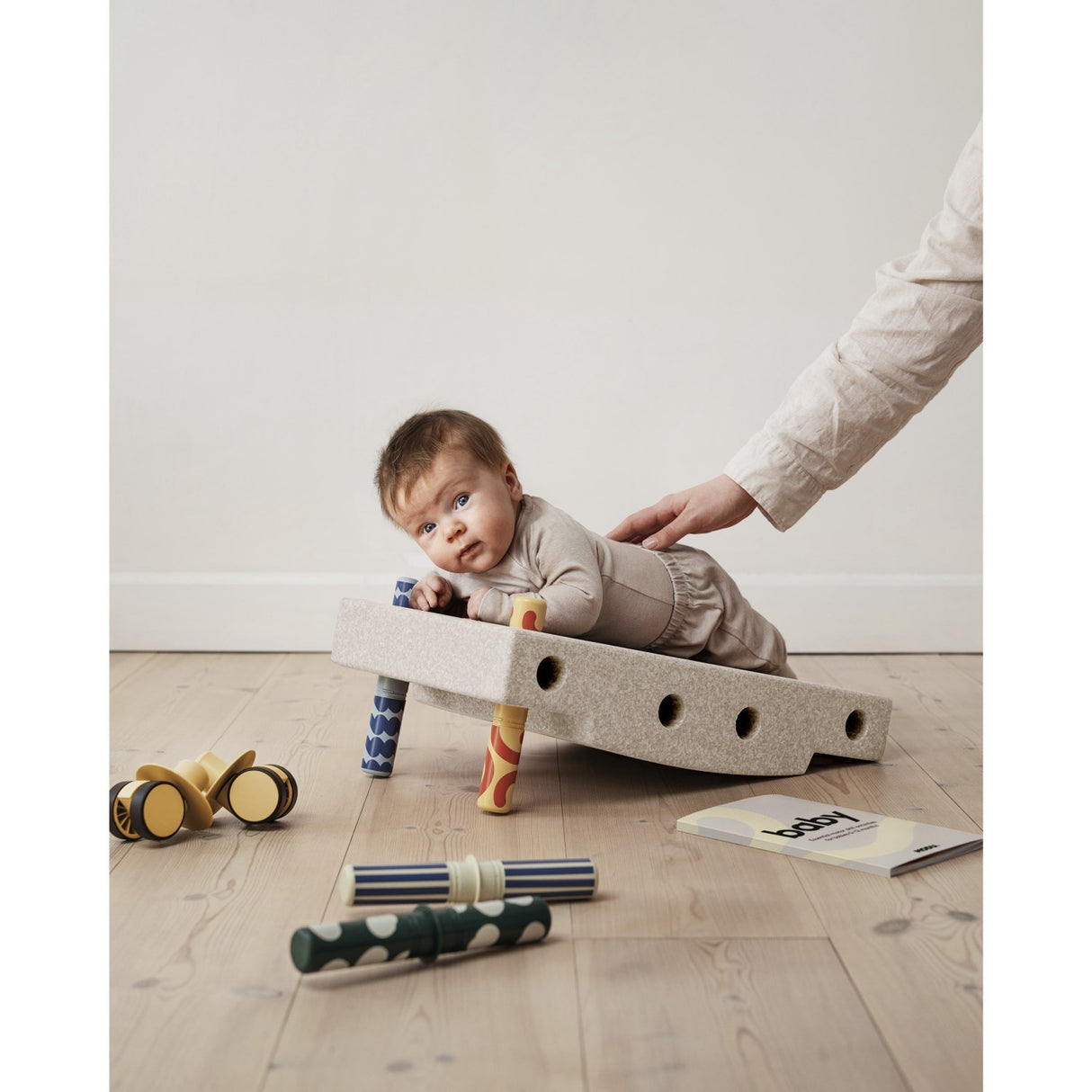 MODU Sand Grey / Honey Yellow Baby Activity Set