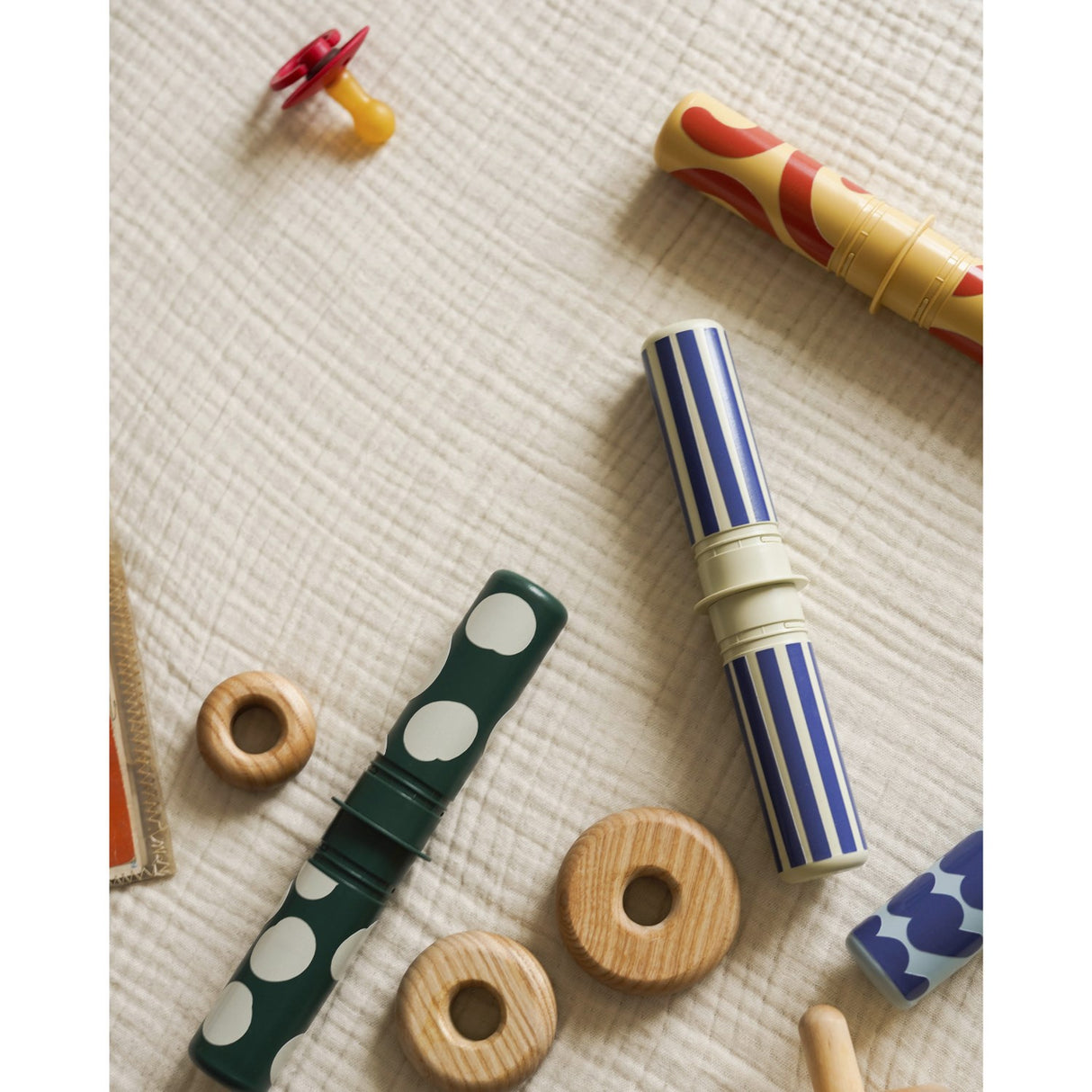 MODU Sand Grey / Honey Yellow Baby Activity Set