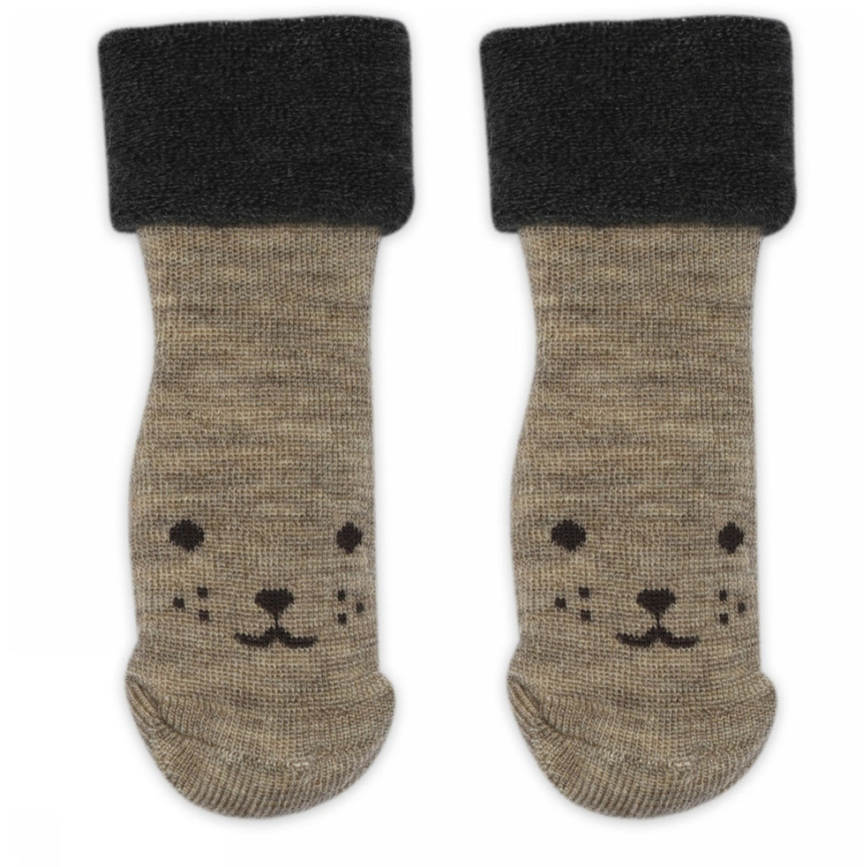 Mp Danmark Light Brown Melange Arven Socks