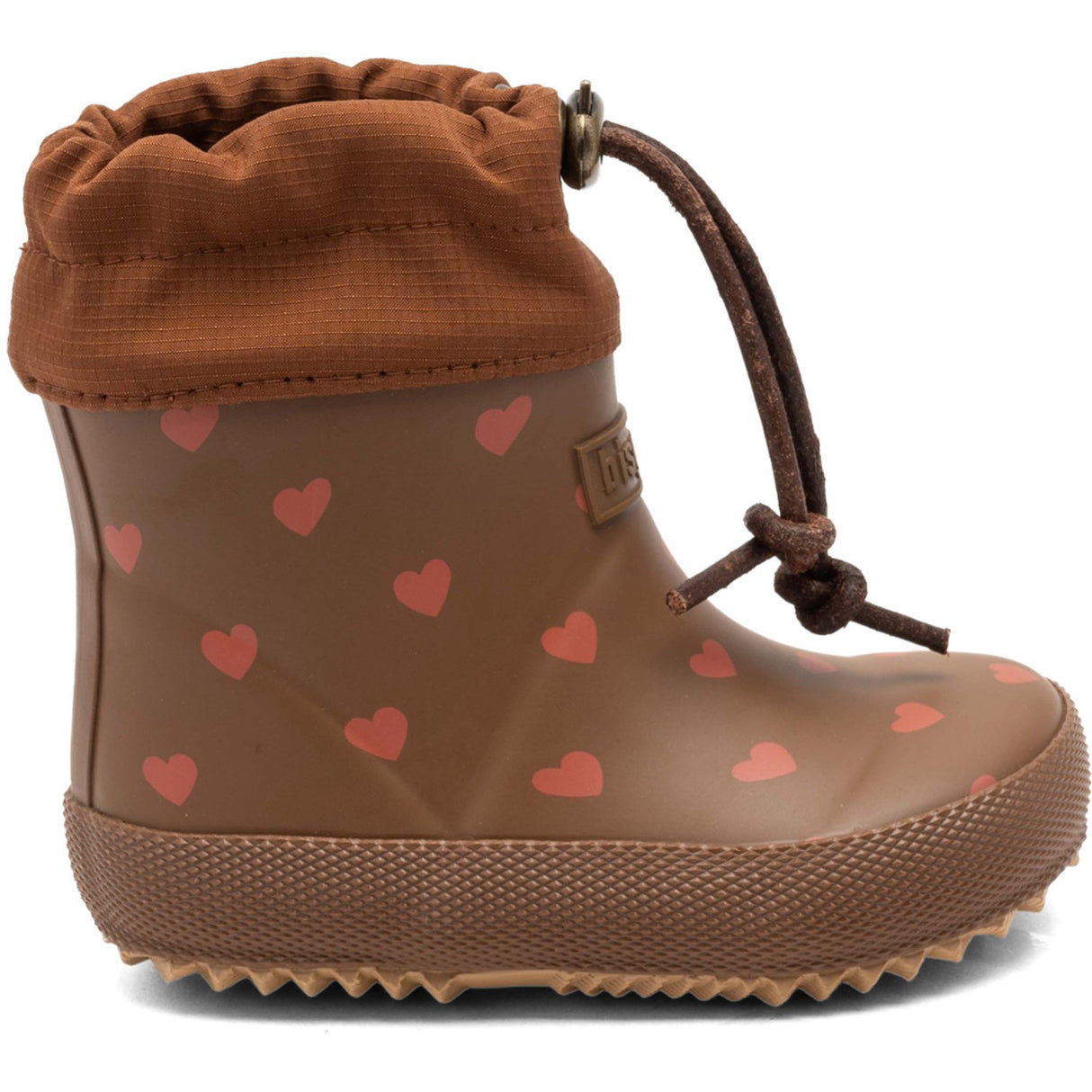 Bisgaard Chocolate Heartbeat Baby Thermo Rubber Rubber Boot