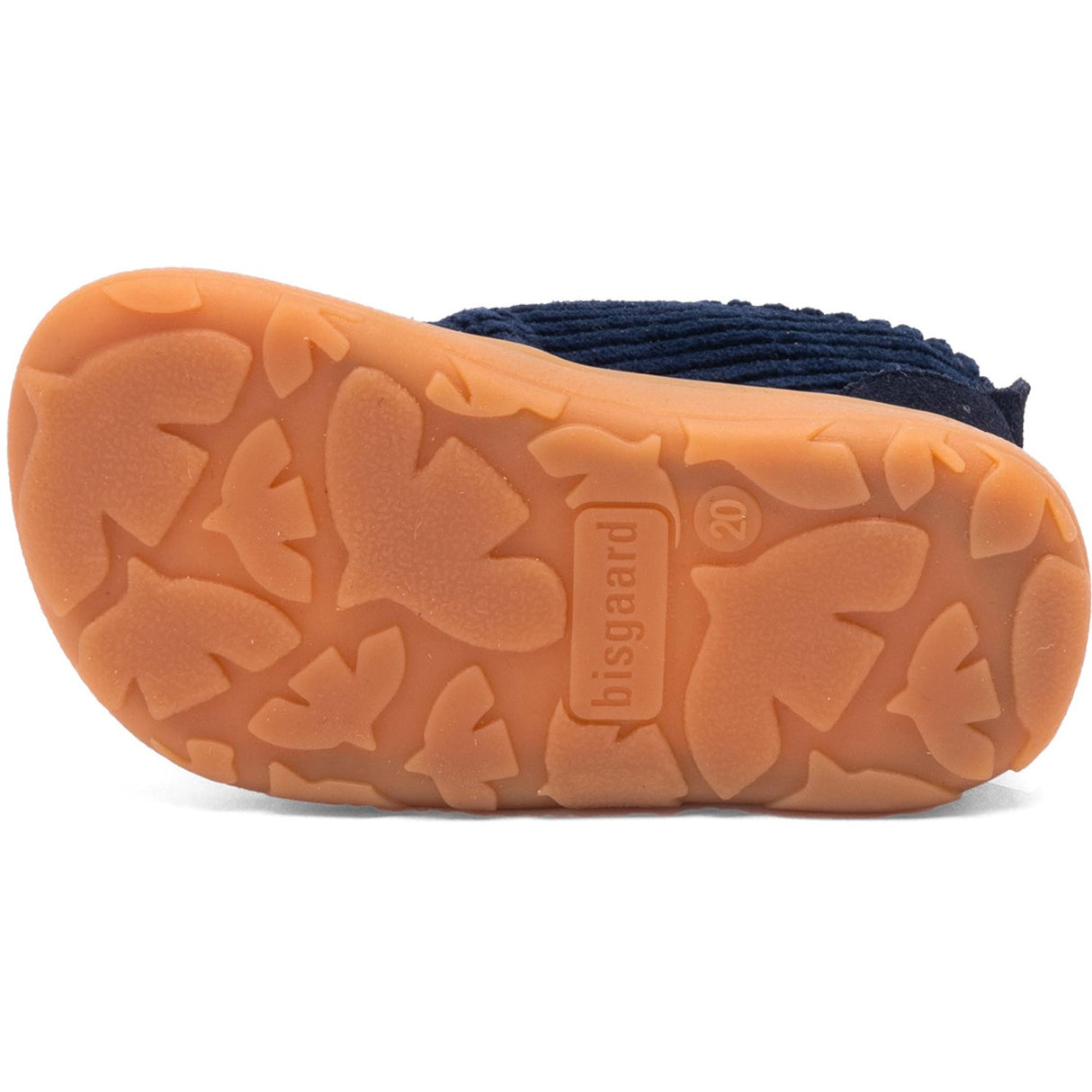 Bisgaard Navy Corduroy Barefoot Basic Home Shoe