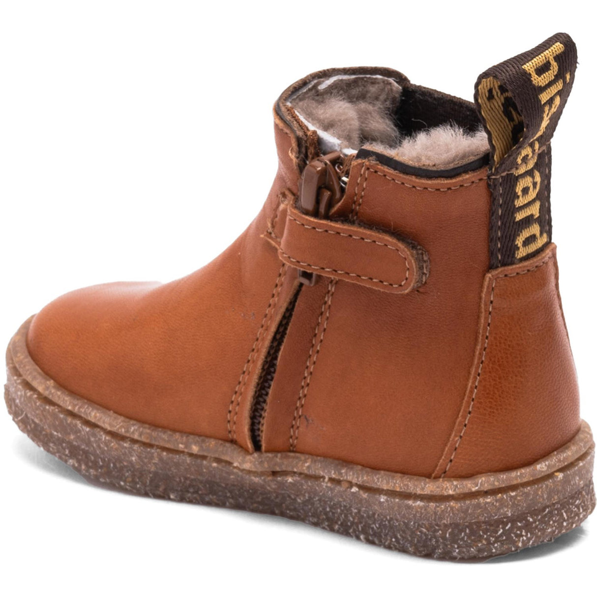 Bisgaard Cognac Phillip Lamb First Step Shoe