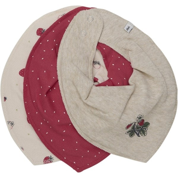 Pippi Bandana Bib True Red