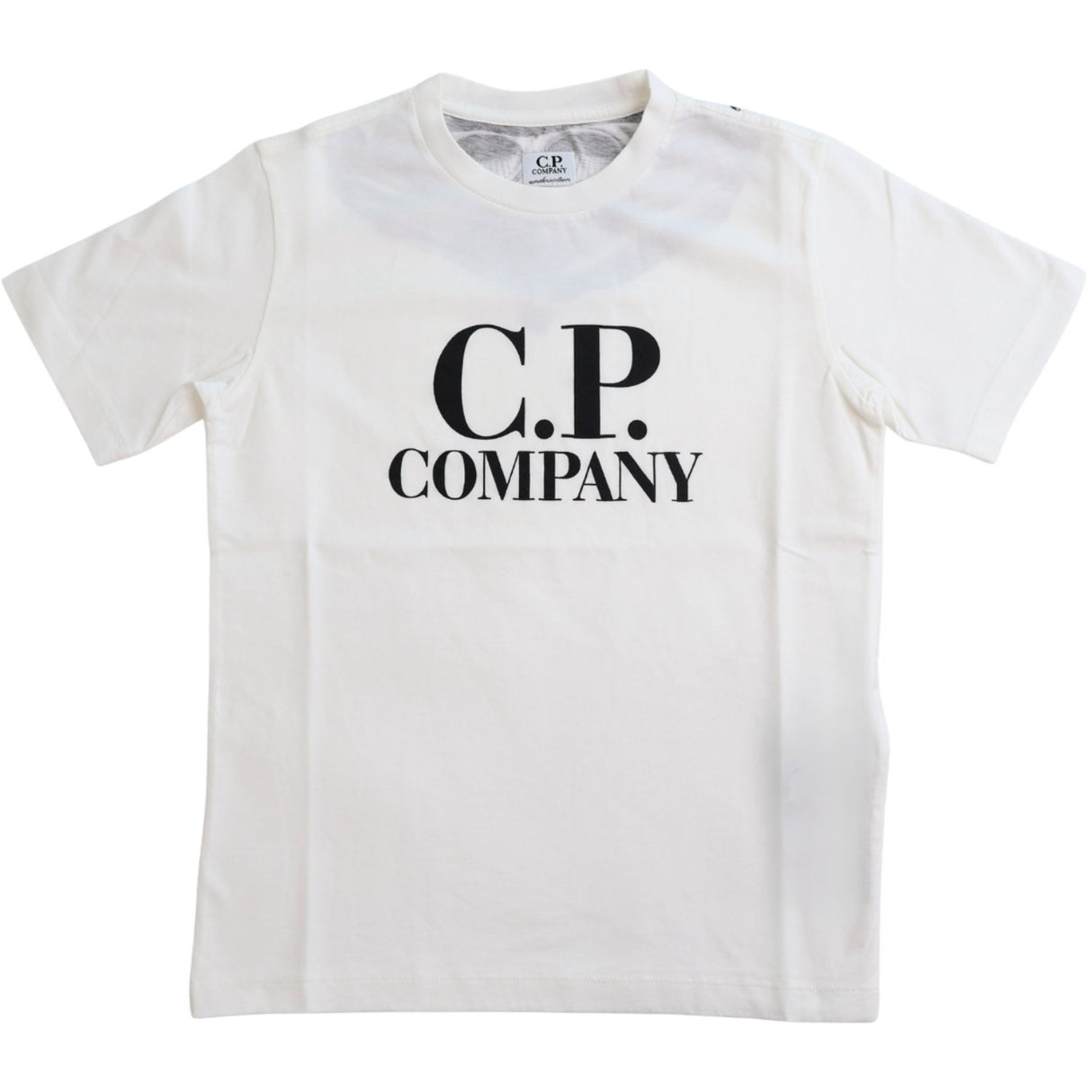 C.P. Company Gauze White T-Shirt Short Sleeve