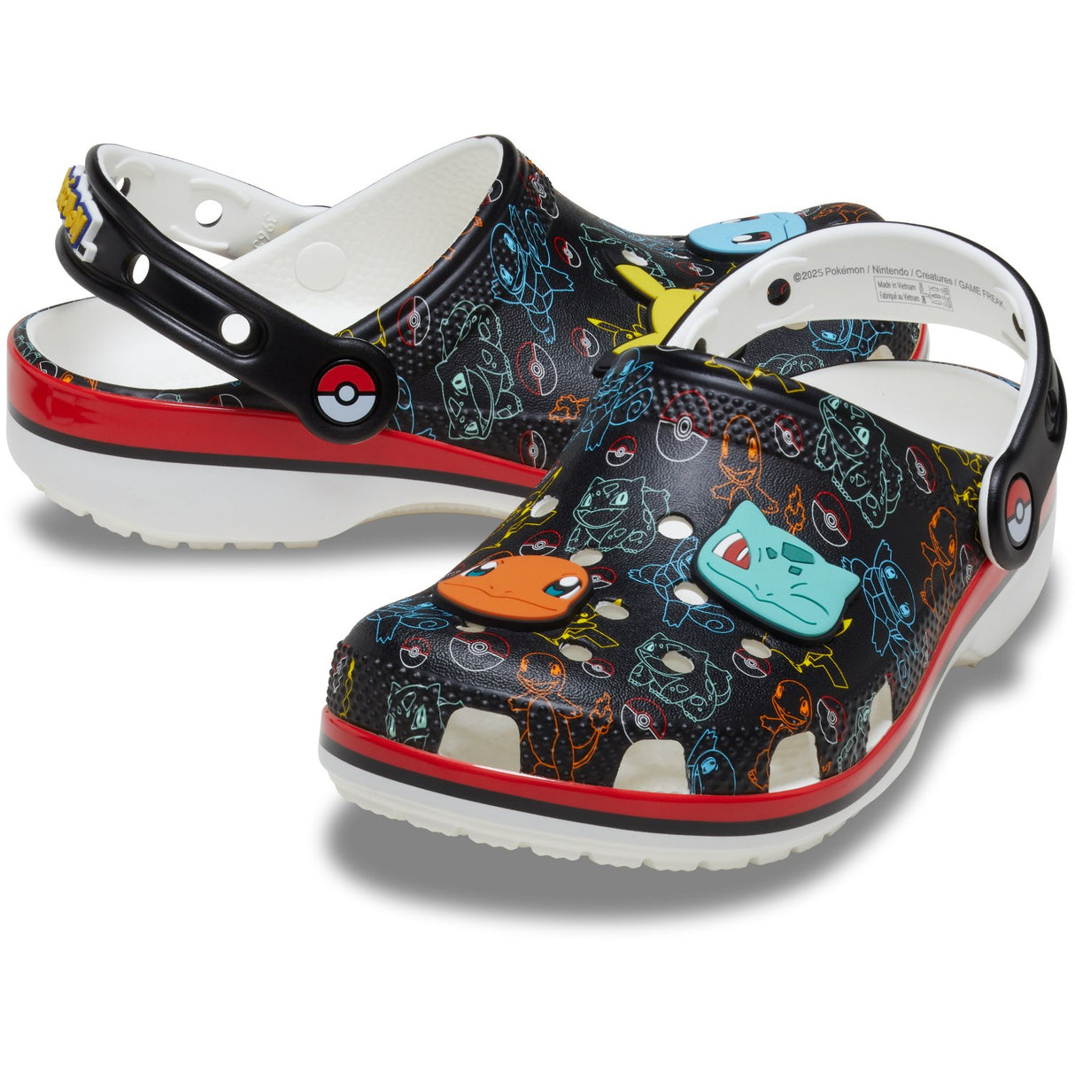 Crocs Multi Pokemon Print Classic Clog