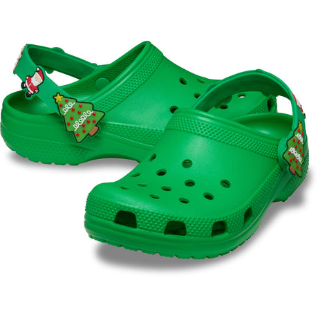 Crocs Grass Green Classic Holiday Icons Lights