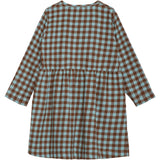 Serendipity Coffee Checks Brushed Dress