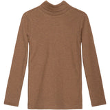 Serendipity Almond Turtleneck Blouse