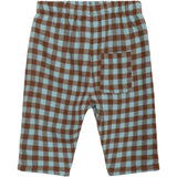 Serendipity Coffee Checks Baby Brushed Pants